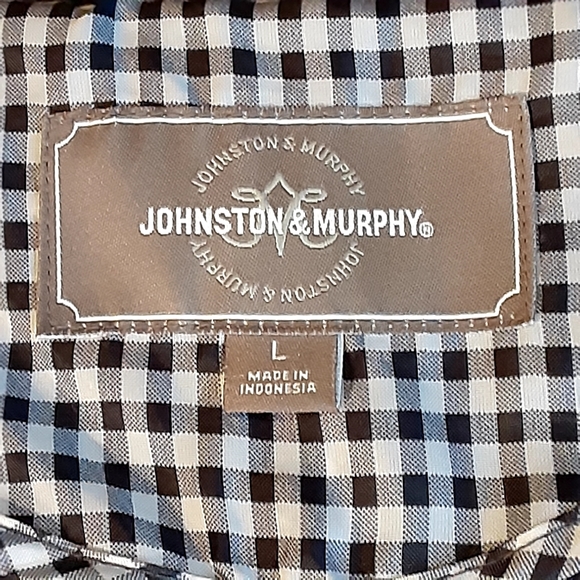 JOHNSTON and MURPHY Women's Nylon BlendnLightweight Hooded Windbreaker Size L - Picture 2 of 11